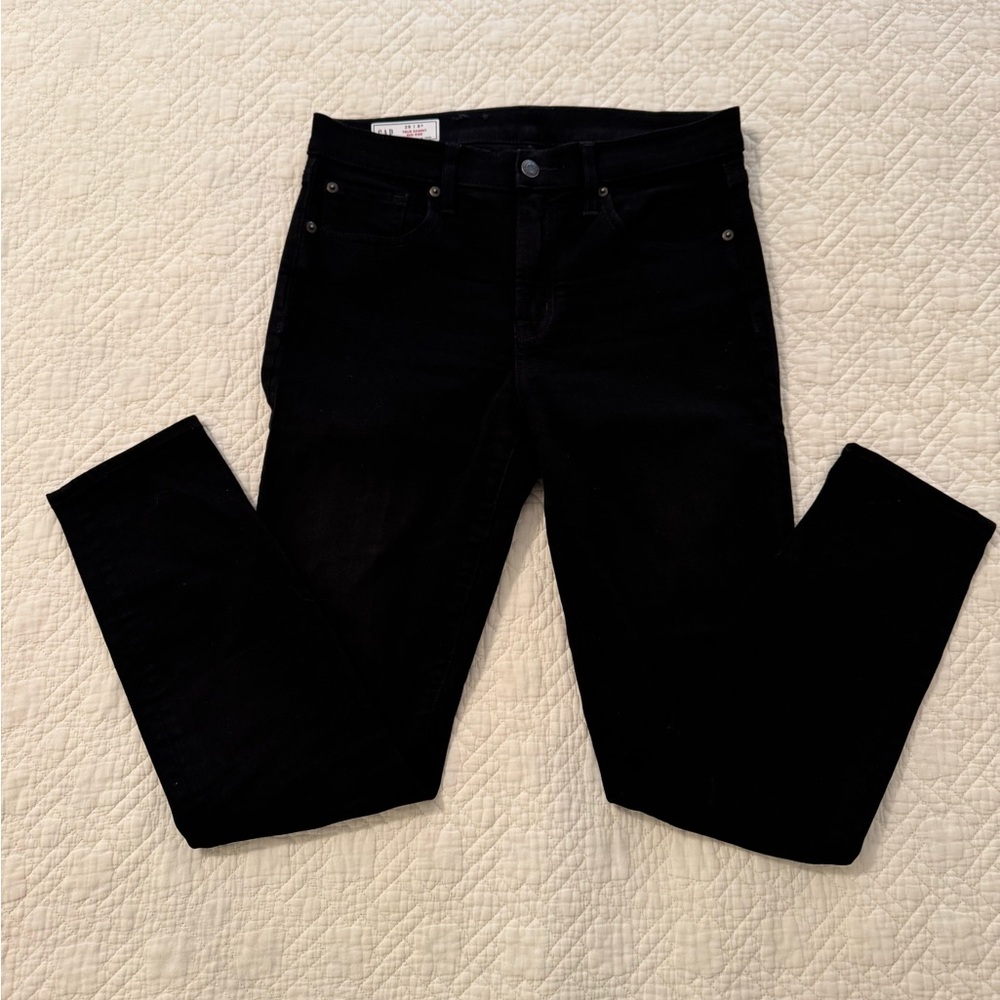 Gap Black True Skinny Mid Rise Jeans Size 29 / 8 R